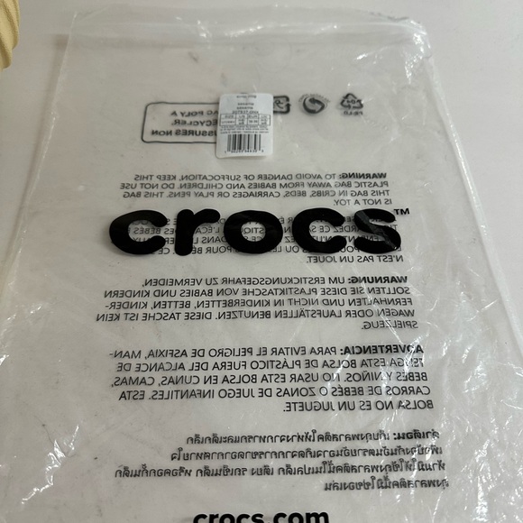 Echo Crocs Cream and Orange Mules Perforated Comfort Design Men’s 6/Women’s 8. - Picture 6 of 7